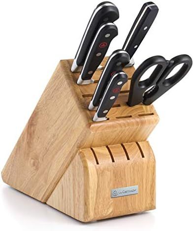 WÜSTHOF Classic Seven Piece Knife Block Set | 7-Piece German Knife Set | Precision Forged High C... | Amazon (US)