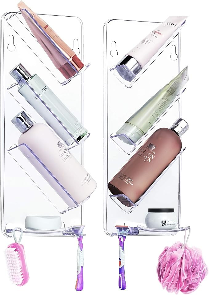 ShowerGem Bathroom Organizer Shower Caddy - No Drilling, No Suction Cups or Screws - As Seen on D... | Amazon (US)