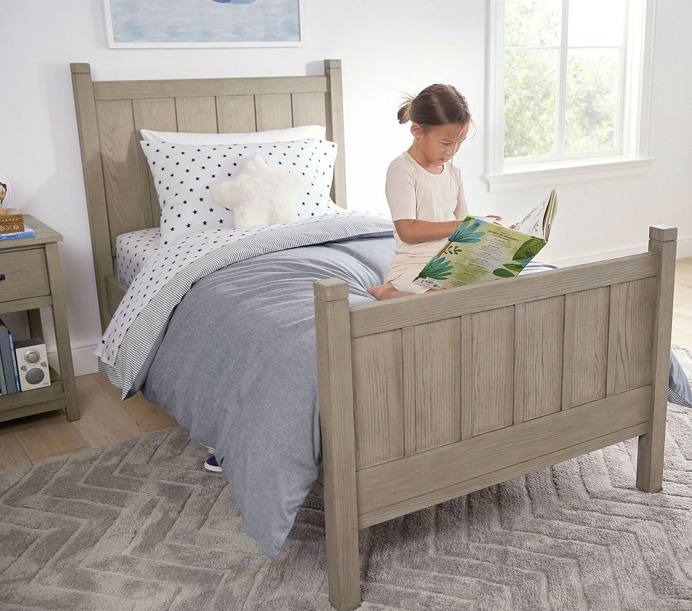 Chambray Reversible Comforter & Shams | Pottery Barn Kids