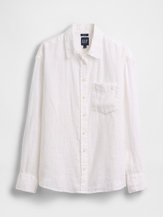 100% Linen Oversized Shirt | Gap (US)