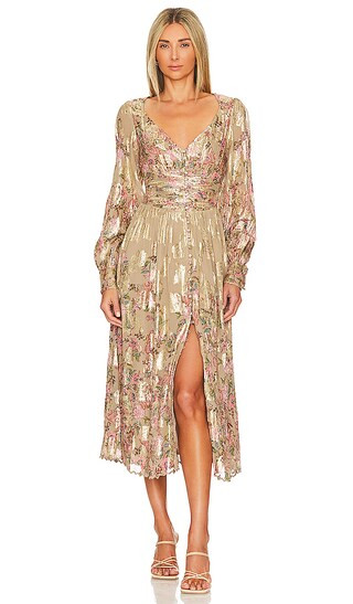 Midi Dress in Cocoa | Revolve Clothing (Global)