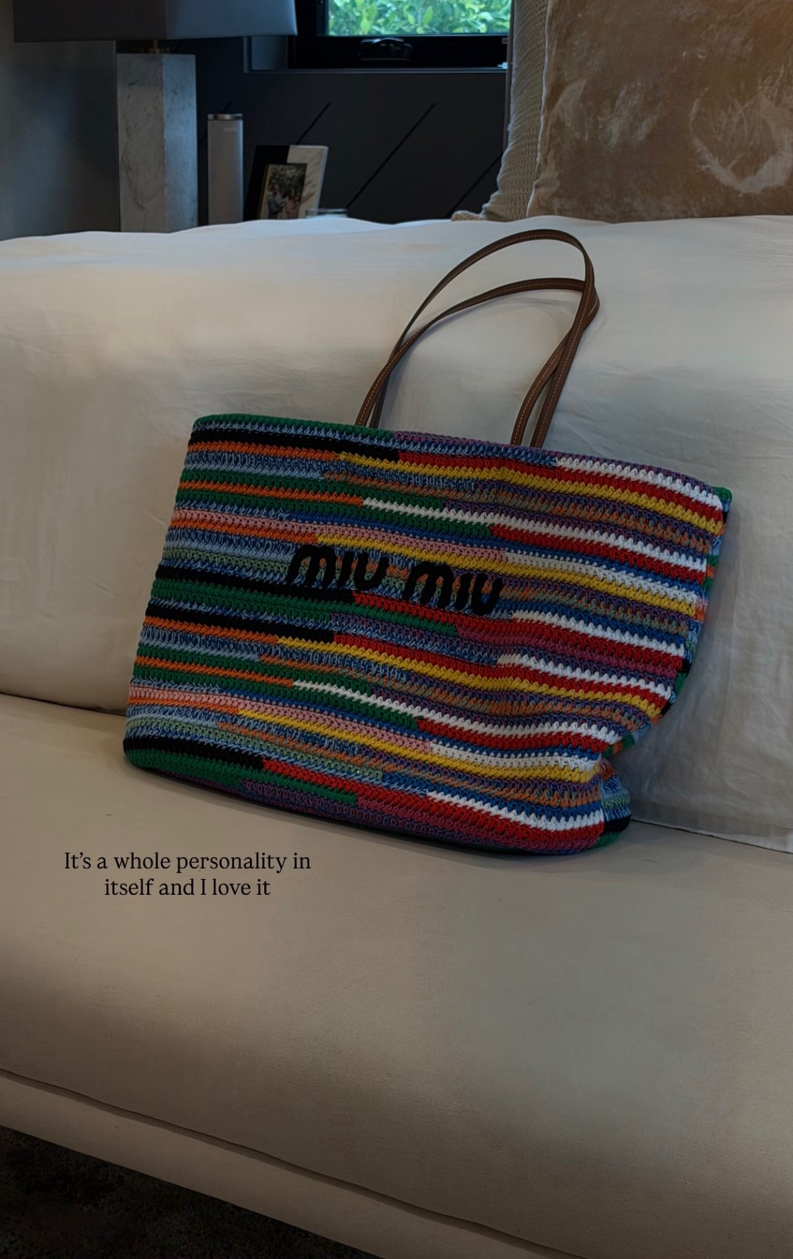 The most vibey summer tote that doubling as my diaper bag 😂🙌🏼.  Add it to your Mothers Day wishlist! #miumiu large Miu Miu tote bag. 

#LTKmomlife #LTKBump #LTKMothersDay