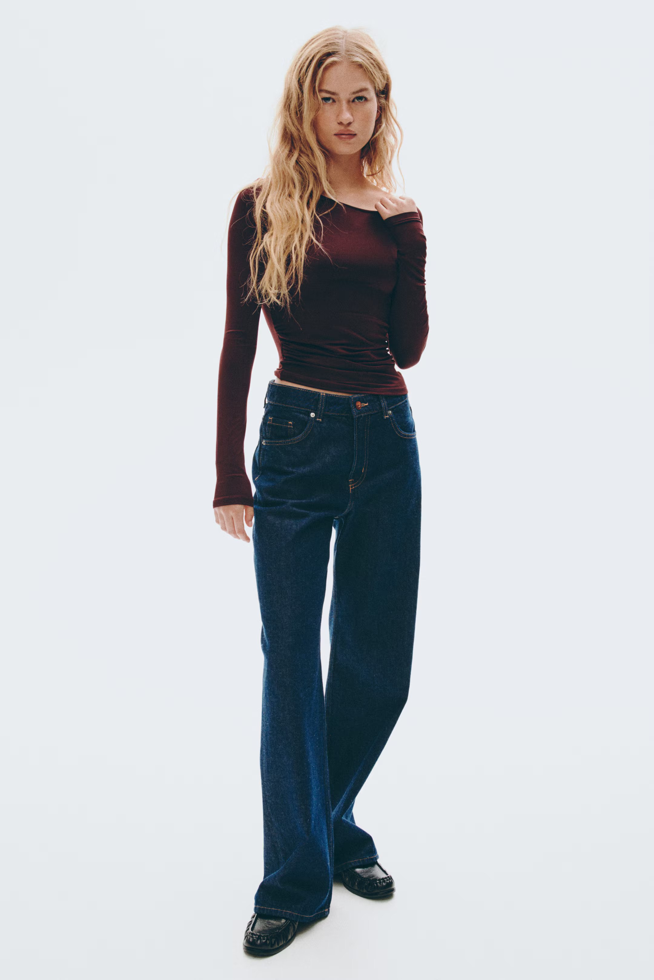 Draped one-shoulder top | H&M (UK, MY, IN, SG, PH, TW, HK)