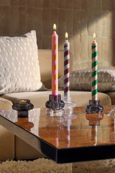 2-pack candy cane candles | H&M (UK, MY, IN, SG, PH, TW, HK)
