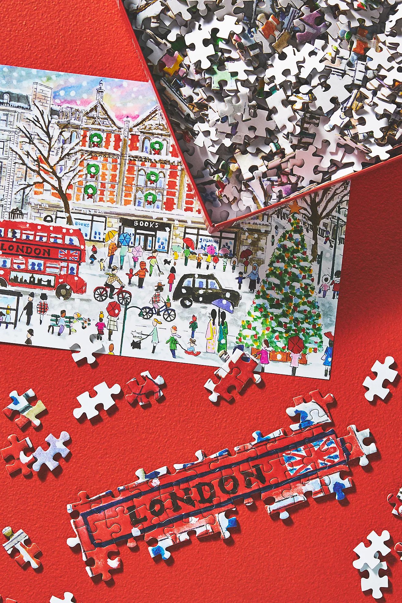 Michael Storrings Christmas in the City Puzzle | Anthropologie (US)