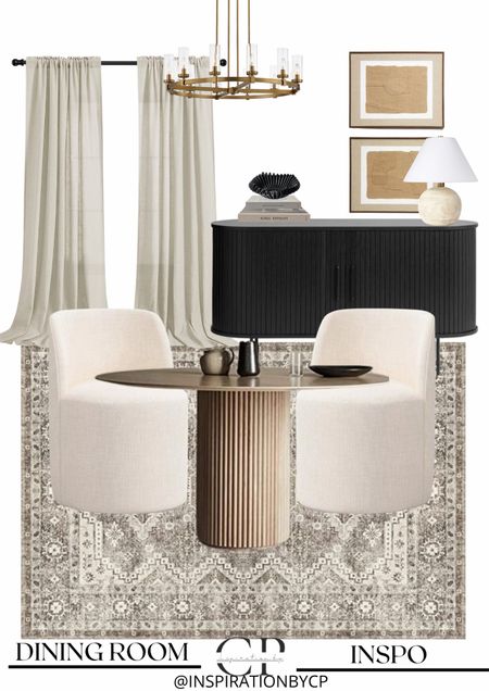 NEUTRAL DINING ROOM INSPO
home decor, dining room, dining area, dining table, round table, reeded, fluted table, modern home, look for less, all modern, sideboard, credenza, curtain drapes, designer, inspired, neutral home, area rugs, dining chairs, amazon home, amazon must haves, table lamp, modern lamp, chandelier, lighting, room inspo, crate and barrel, target, target style, Anthropologie, pottery barn, Arhaus, restoration hardware

#LTKstyletip #LTKFind #LTKhome