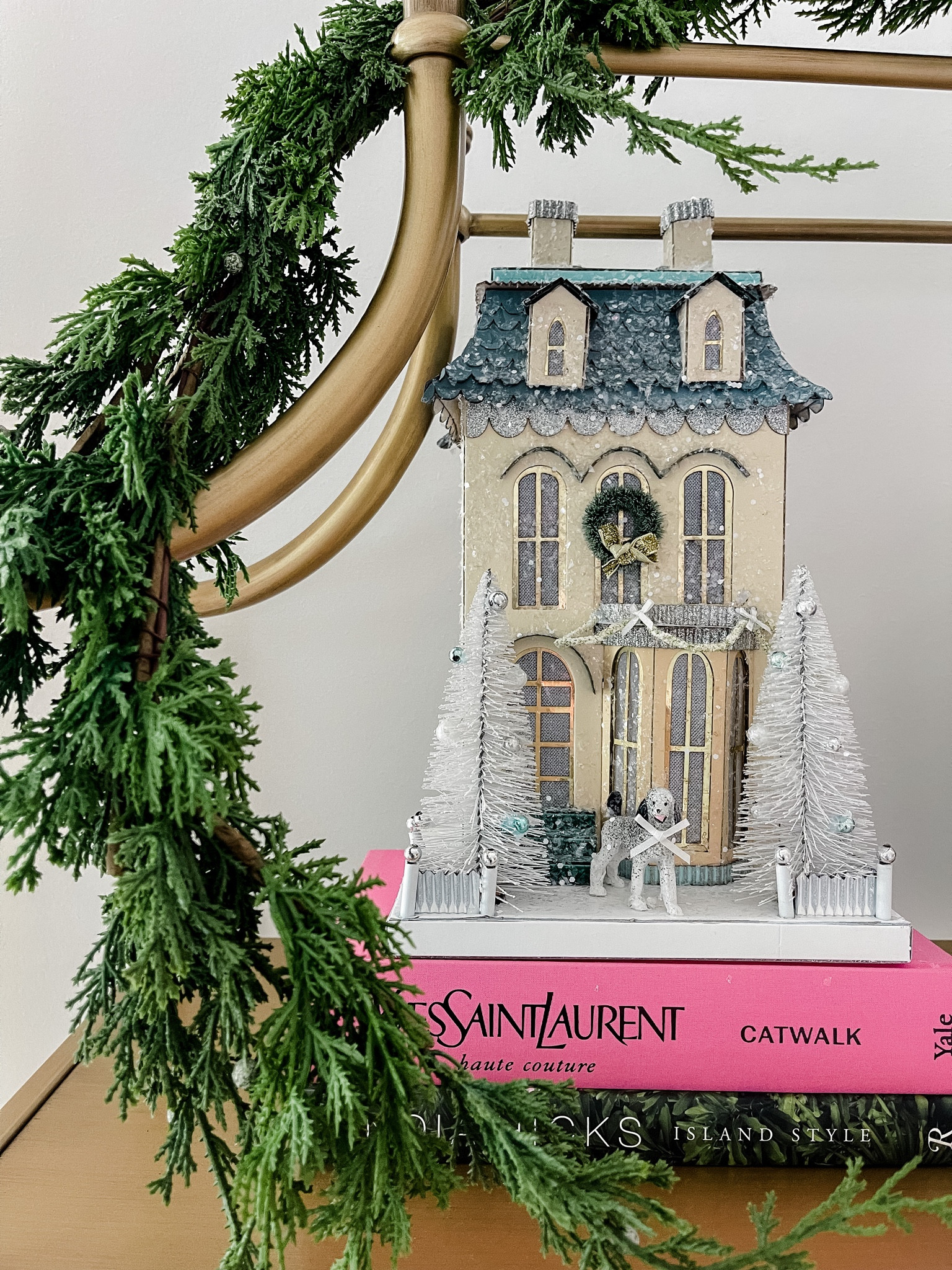 The perfect house for a Christmas village! 

#LTKHoliday #LTKhome