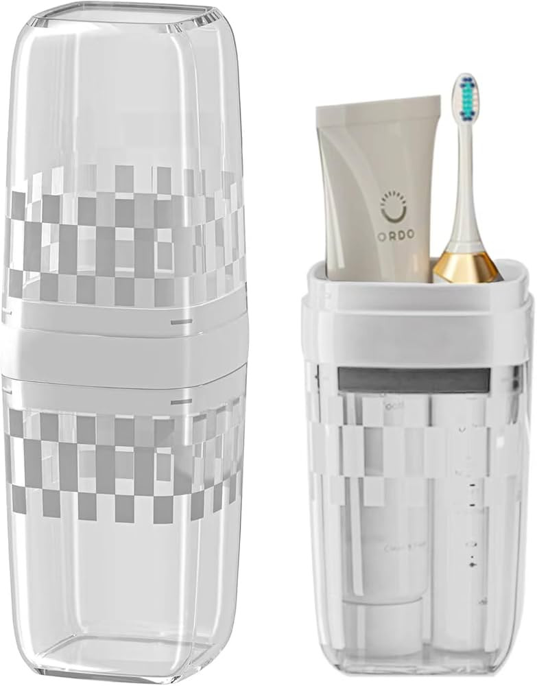 Portable Travel Toothbrush Holder with Cover – Travel Toothbrush Holder & Carrier for Bathroom,... | Amazon (US)