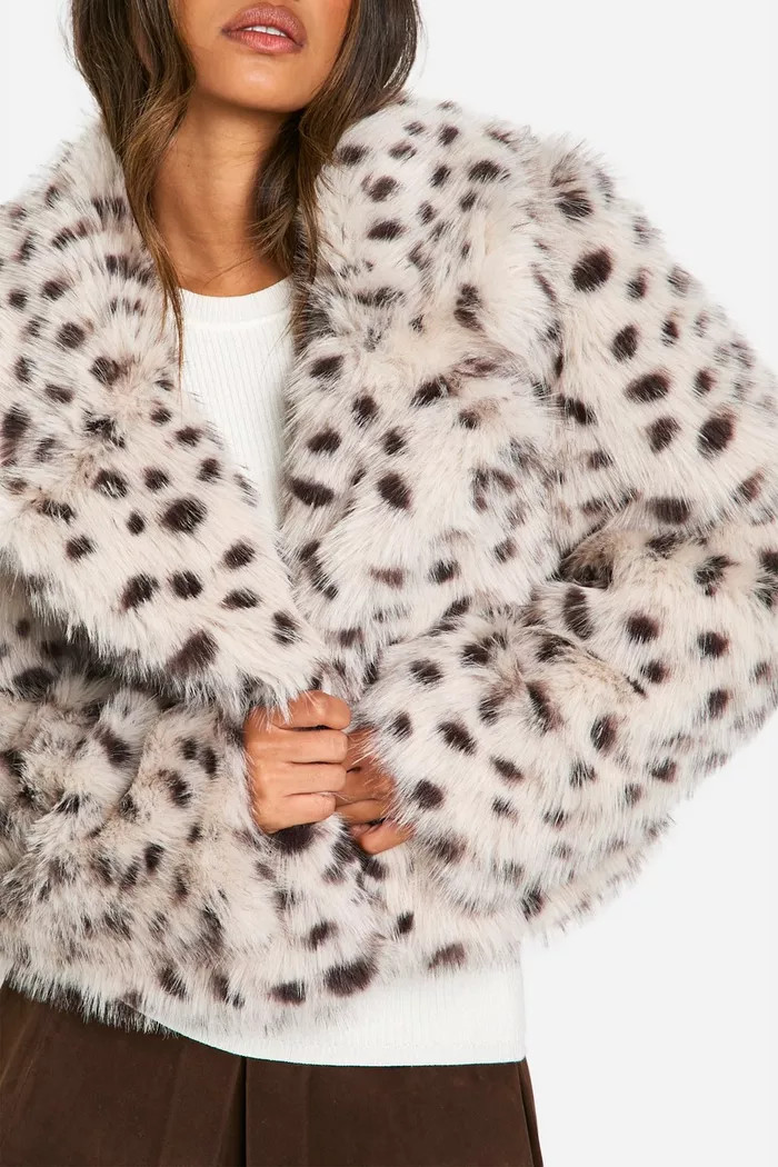 Leopard Faux Fur Coat | Boohoo.com (UK & IE)