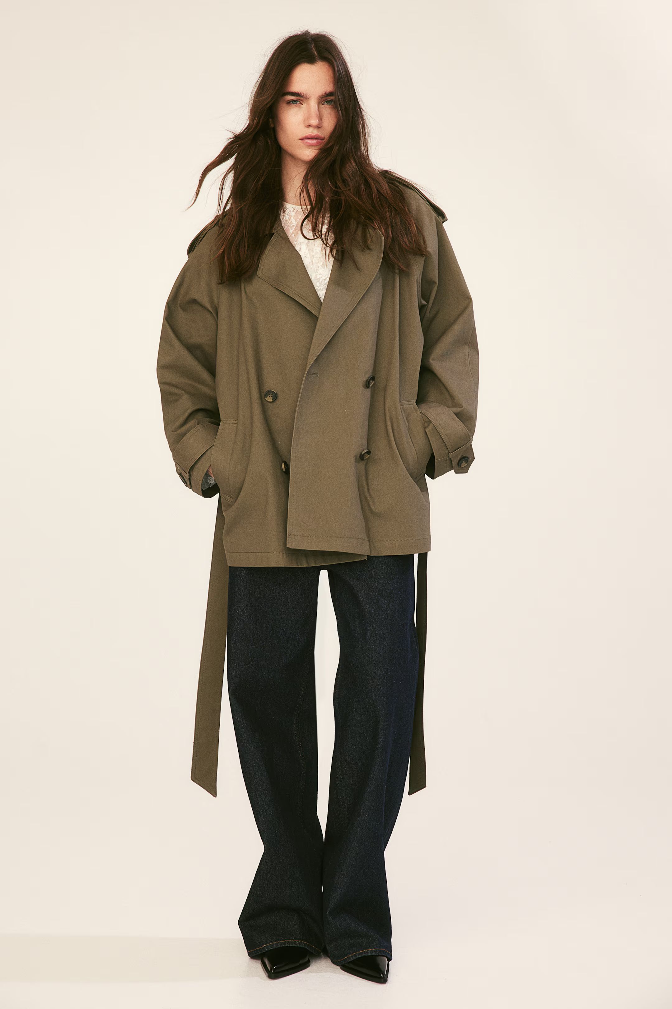 Short trench coat | H&M (UK, MY, IN, SG, PH, TW, HK)