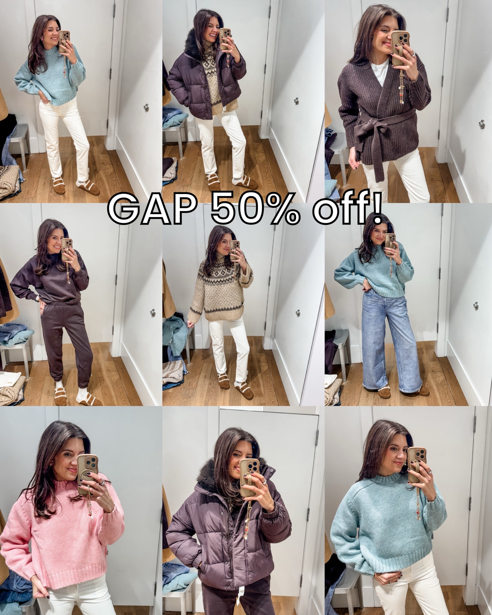 @gap big gift 50% off sale! I’m 5’7” in size 27 corduroy pants, XS in all sweaters and the puffer coat. 

#LTKOver40 #LTKSaleAlert
