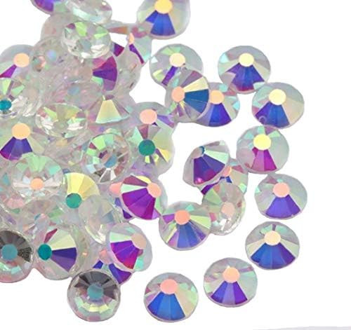 Amazon.com: Jollin Glue Fix Crystal AB FlatBack Rhinestones(ss20 1440pcs) | Amazon (US)