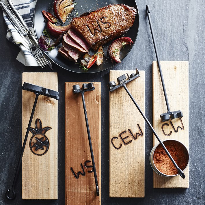 Monogrammed Forged Steak Brand | Williams-Sonoma