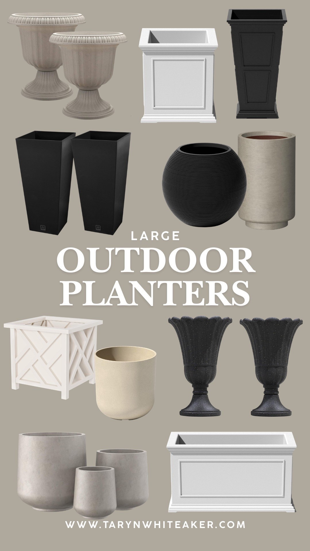 Large outdoor planters instantly elevate your porch, patio, or front entry. These oversized planters make such a statement for spring and summer and are perfect for flowers, ferns, or small trees. So many beautiful neutral options that work with any home style.

large outdoor planters, front porch decor, patio planters, oversized planters, outdoor decor, front entry ideas, neutral outdoor decor, planter pots, porch styling, spring porch decor

#LTKSeasonal #LTKHome
