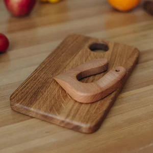 Safe Wooden Knife for Kids, Children's Utensil Montessori Knife, Toddler Vegetable and Fruit Cutt... | Etsy (US)