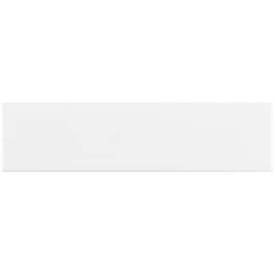 Satori Hudson Brilliant White 4-in x 16-in Glossy Ceramic Wall Tile Lowes.com | Lowe's