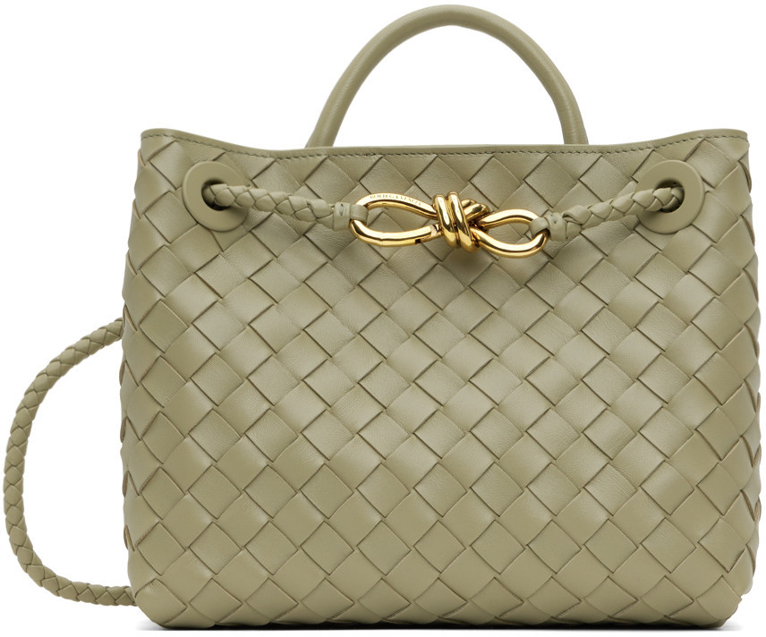 Bottega Veneta Green Small Andiamo Bag | SSENSE