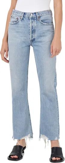 AGOLDE Chew Hem Relaxed Bootcut Jeans | Nordstrom | Nordstrom