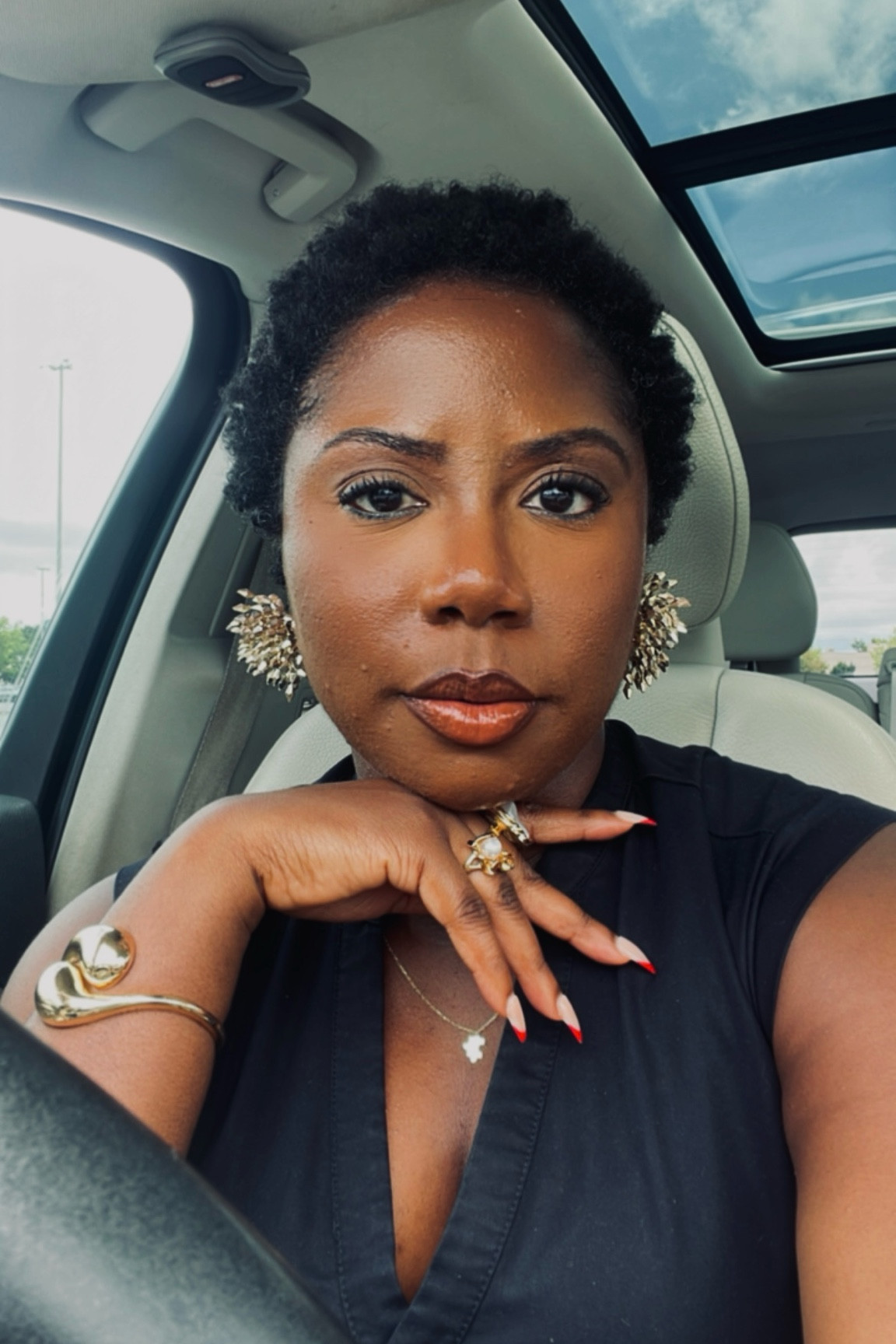 Love a good accessory #Gold #Jewerly 

#LTKStyleTip #LTKFindsUnder50 #LTKBeauty