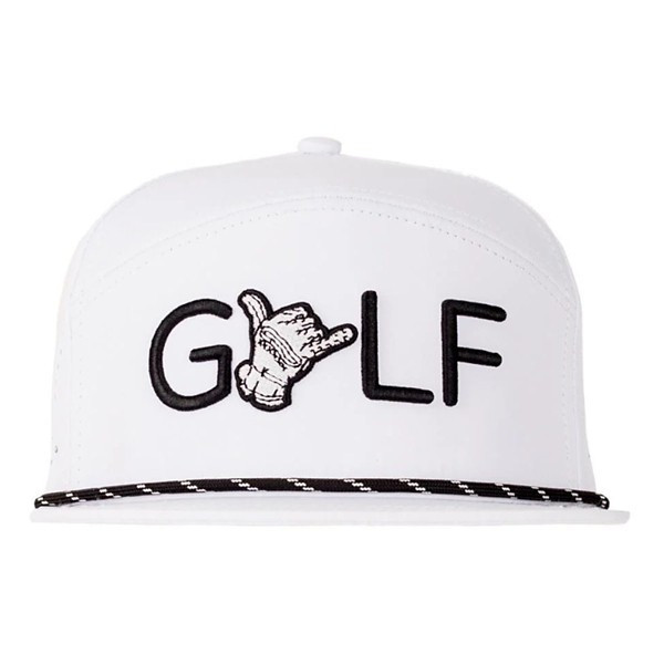 Men's Sunday Swagger GOLF Golf Snapback Hat One Size White | Scheels