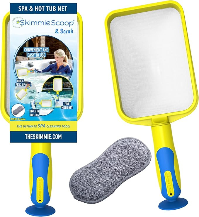 The Skimmie Scoop - Patented Handheld Skimmer with Fine Mesh Net for Spa, Hot Tub, and Small Pool... | Amazon (CA)