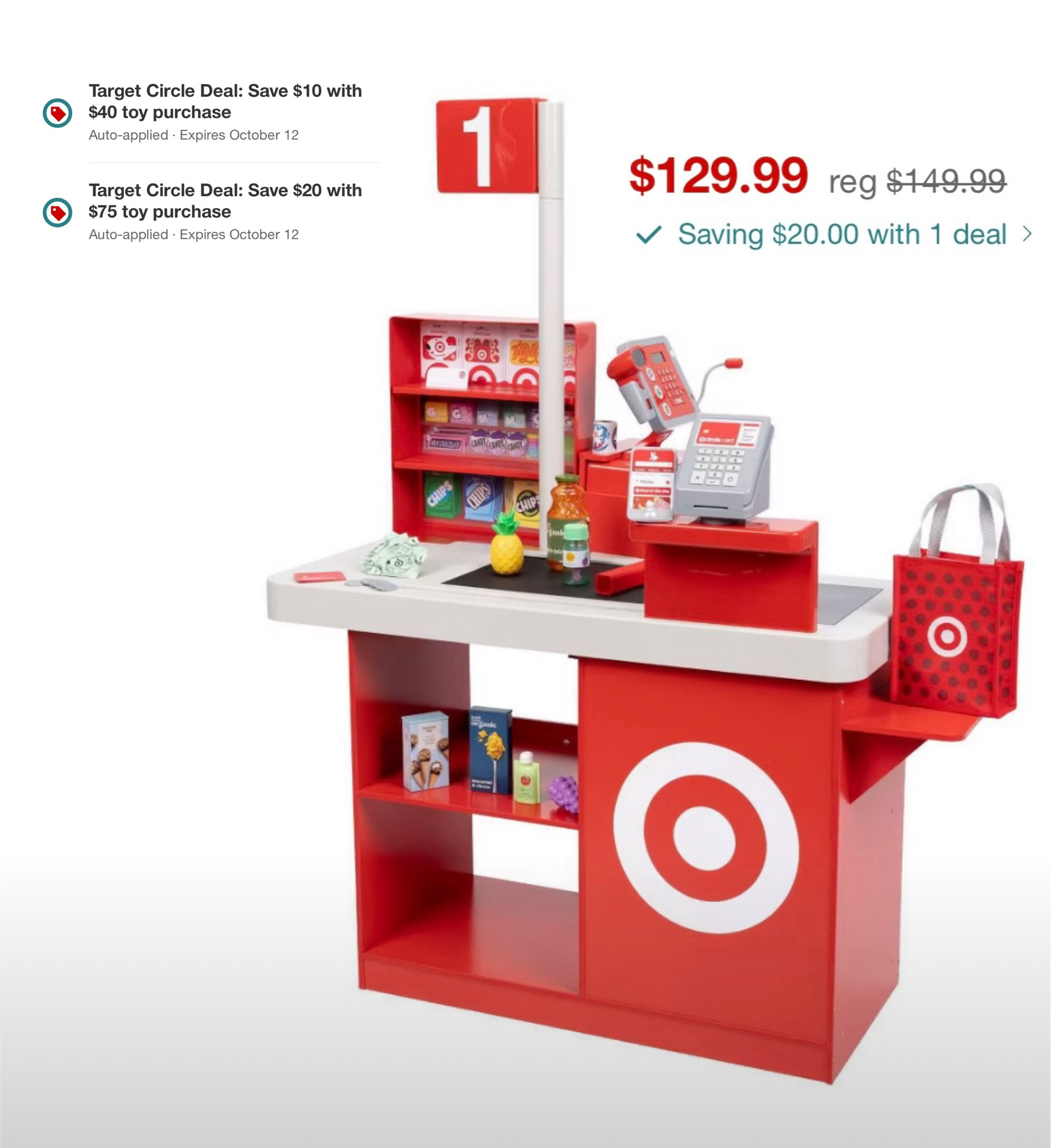 BACK IN STOCK & ON SALE
Viral Target Toy Checklane: Pretend Shopping Accessories, Play Money, Toy Cash Register
Christmas gift for kids
Pretend play for kids

#LTKxTarget #LTKSaleAlert #LTKKids