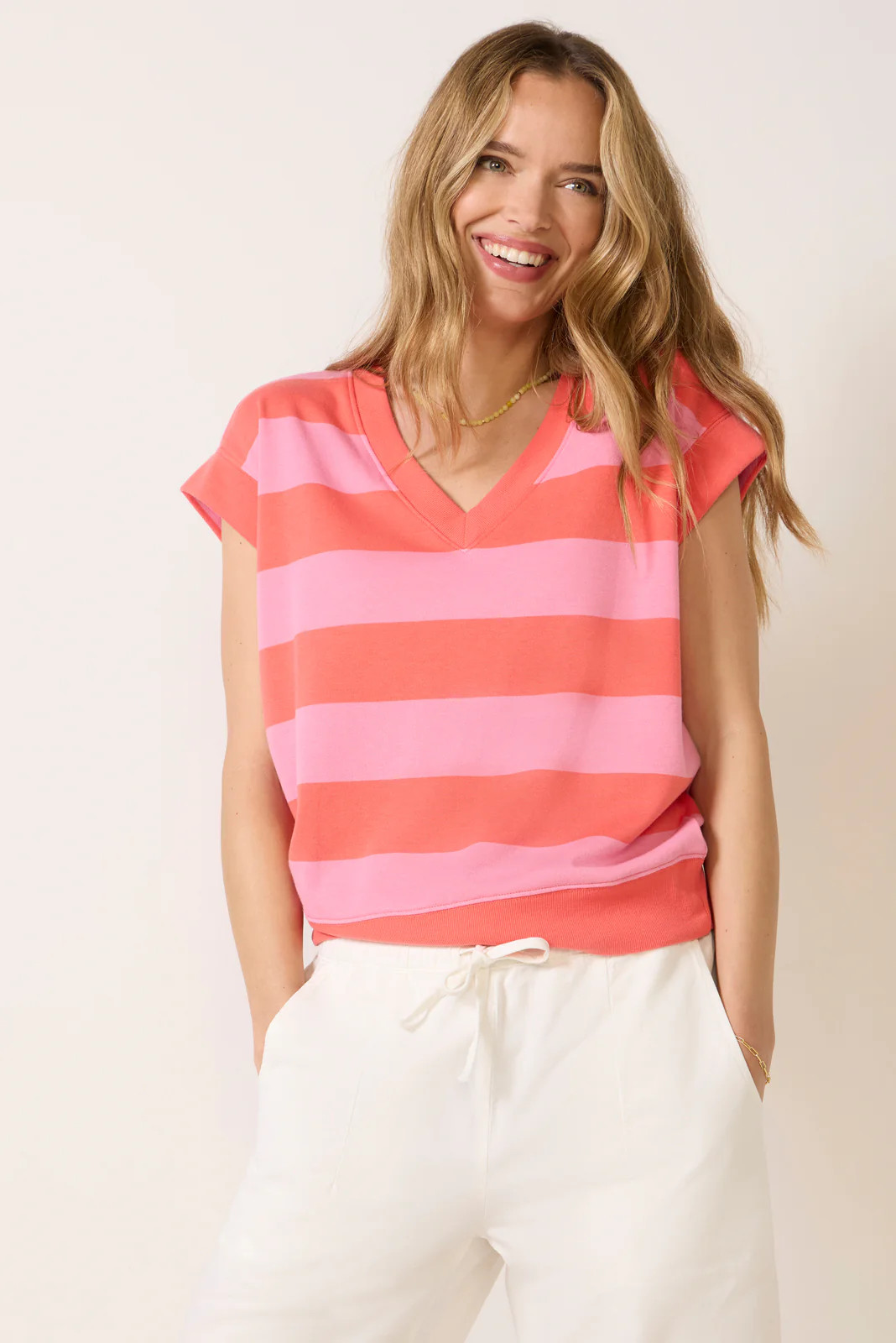 Holland V Neck Sweatshirt | Evereve