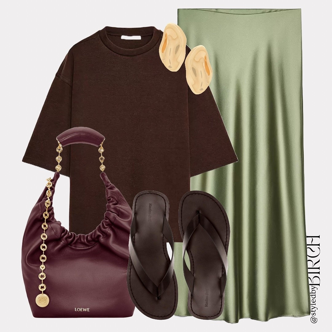 There’s just something about this chocolate brown tee… I keep reaching for it without even thinking. It’s become the base of so many outfits lately, a true wardrobe winner if you ask me🤎

#LTKeurope #LTKsummer #LTKdatenight