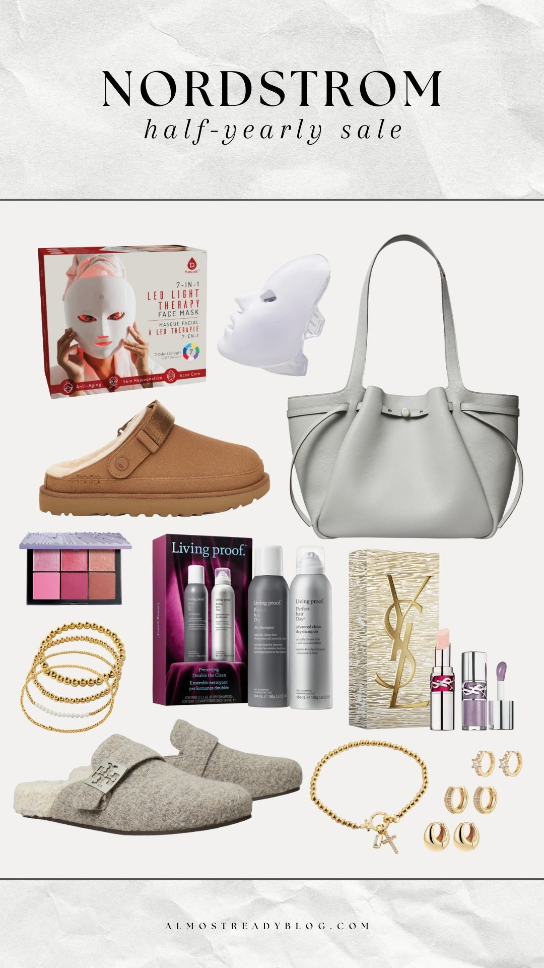 Nordstrom Half-Yearly Sale finds!!

gifts for her, finds under 100, beauty finds, tory burch, uggs, YSL, makeup routine, living proof, new arrivals, sale alert, amanda west 

 #LTKSeasonal #LTKSaleAlert #LTKBeauty