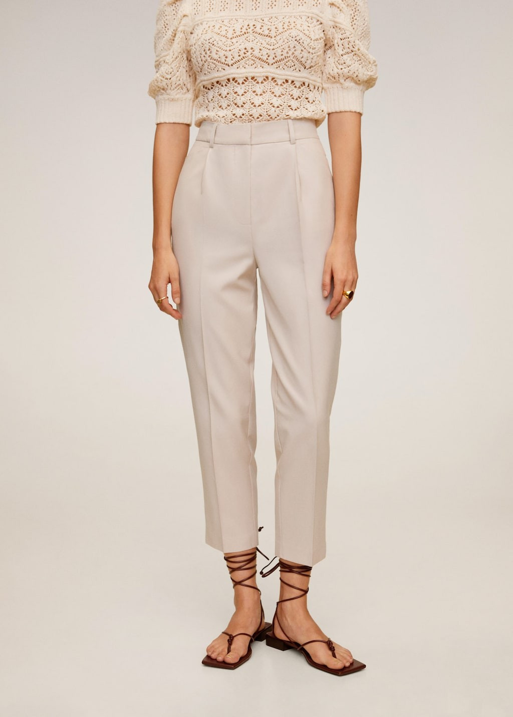 Darts lyocell trousers | MANGO (US)
