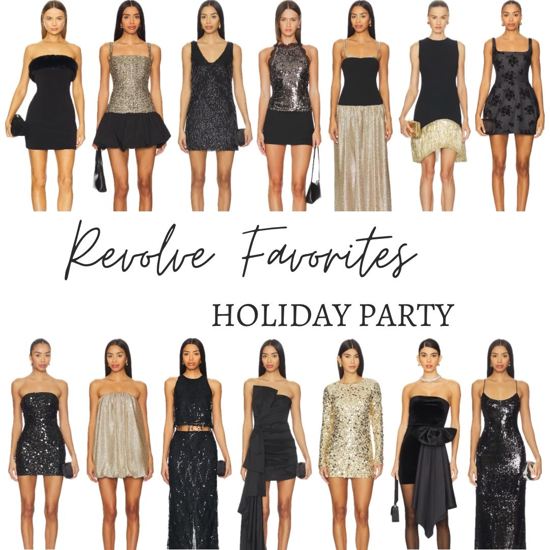 Holiday party outfit ideas from Revolve 🖤✨🪩🎇 

#LTKHoliday #LTKSeasonal #LTKootd