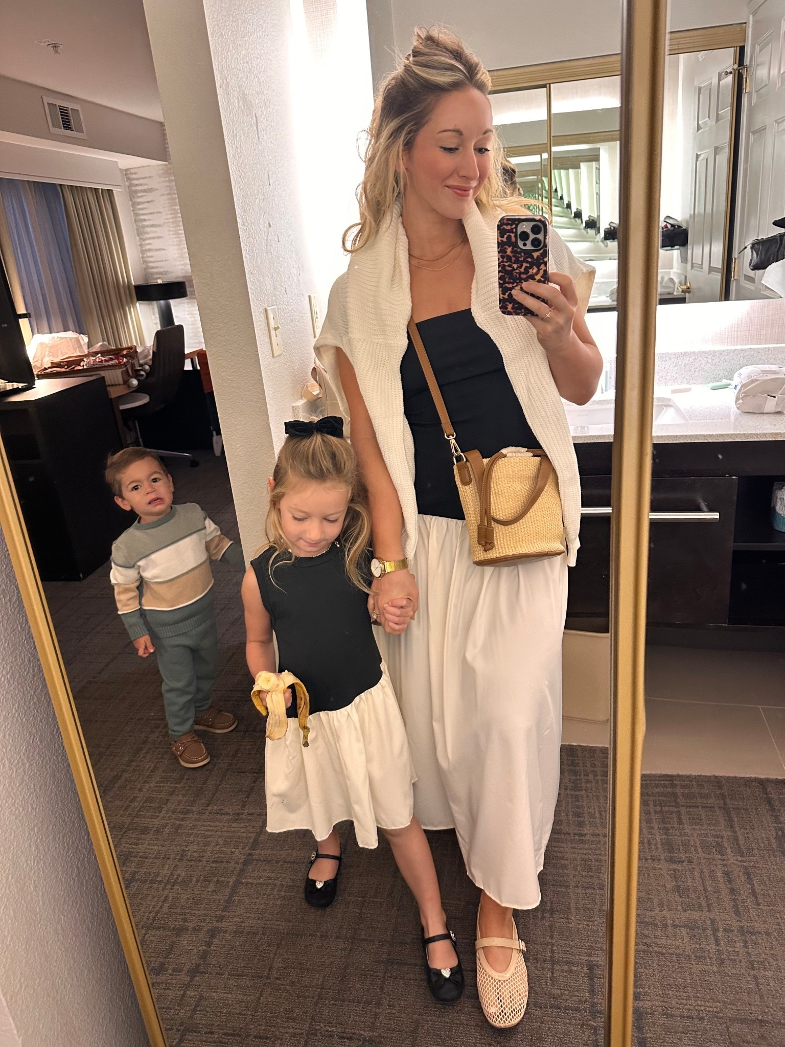 Graham in 2-3T

Stella in 5T

My dress is M

Flats run TTS

Bag is a must!!! 

#LTKFamily #LTKItBag #LTKSeasonal