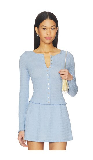 Lisa Says Gah Summer Top in Baby Blue. - size M | Revolve Clothing (Global)