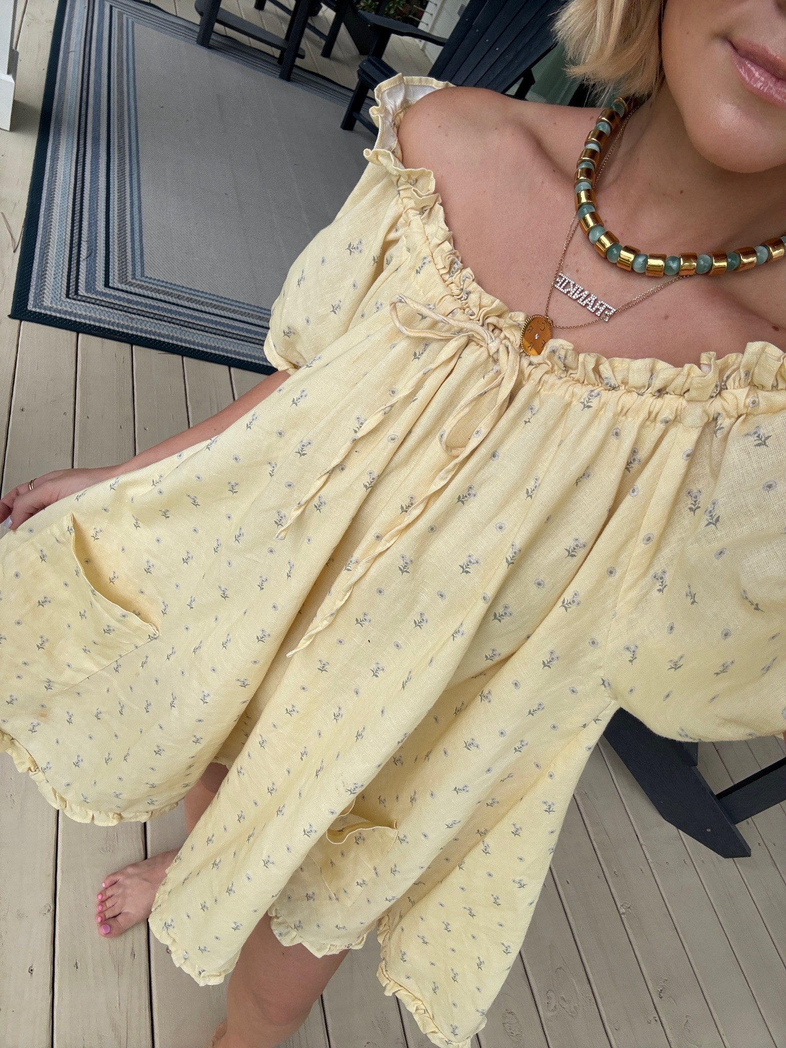 Summer vacation outfit idea - easy sundress outfit 

#LTKStyleTip