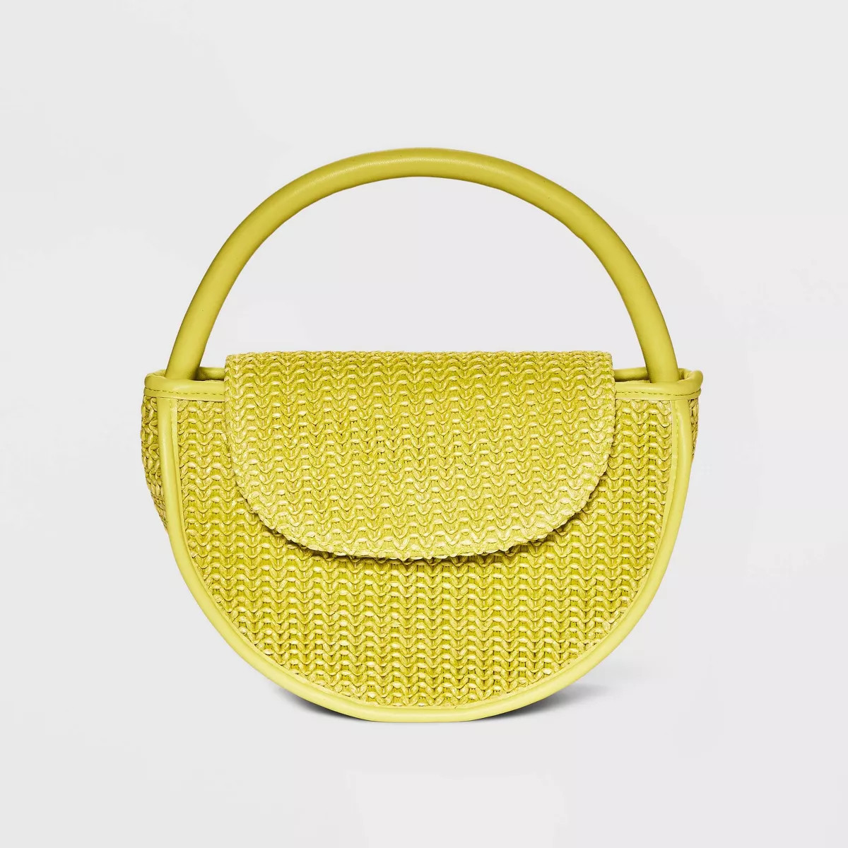 Rounded Structured Mini Handbag - Future Collective™ with Alani Noelle Lime | Target