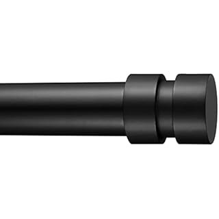 Amazon.com: Ivilon Drapery Window Curtain Rod - End Cap Style Design 1 Inch Pole. 72 to 144 Inch ... | Amazon (US)