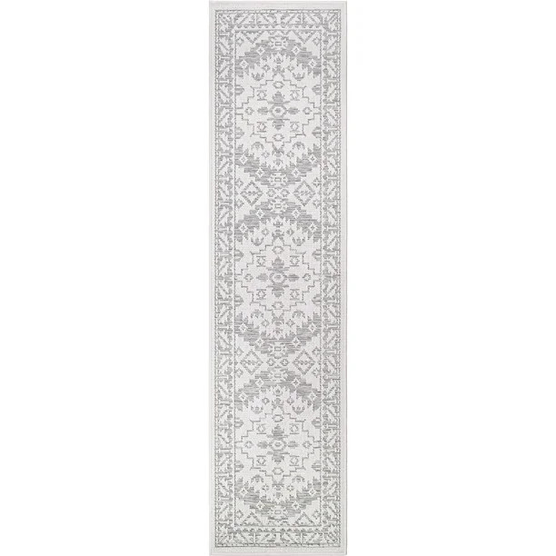 My Texas House Western Tide Reversible Indoor/ Outdoor Area Rug, Natural Silverton, 2' x 8' Runne... | Walmart (US)