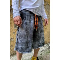 Men Tie Dye Shorts Handmade - Cotton Streetwear Shorts, Relaxed Fit Summer Unique Urban Gift For Him | Etsy (US)