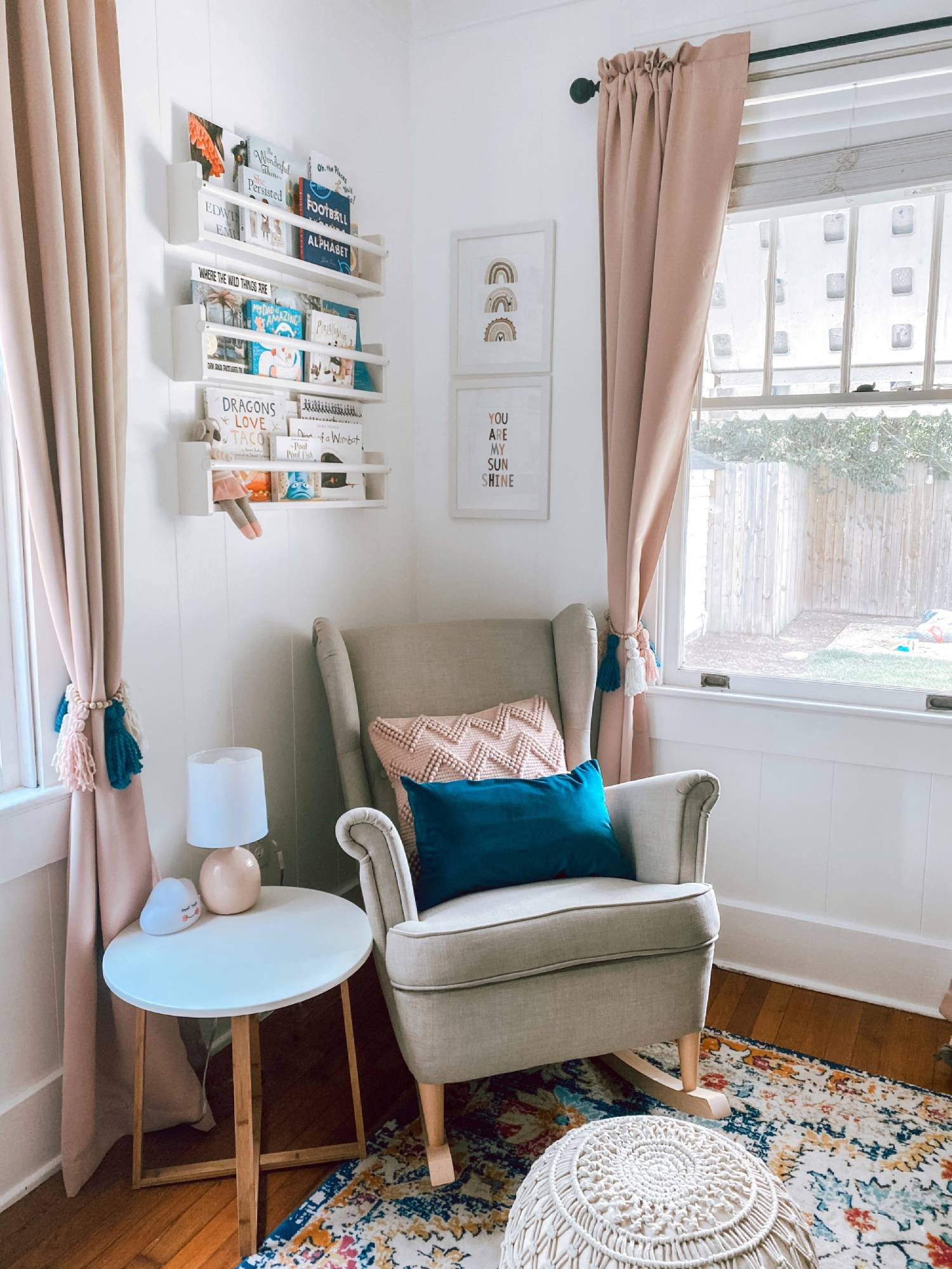Years ago, before our kids were born, we transformed an old IKEA armchair into a nursery rocker with just a few simple parts. It took less than an hour, cost under $60, and turned out to be the perfect spot for late-night feedings and cuddles! 

 #LTKHome #LTKBaby #LTKFamily