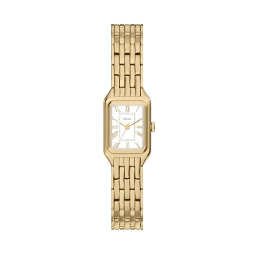 Fossil Women's Watch, Raquel Quartz Stainless Steel Three-Hand Watch for Women, Color: Gold | Amazon (US)