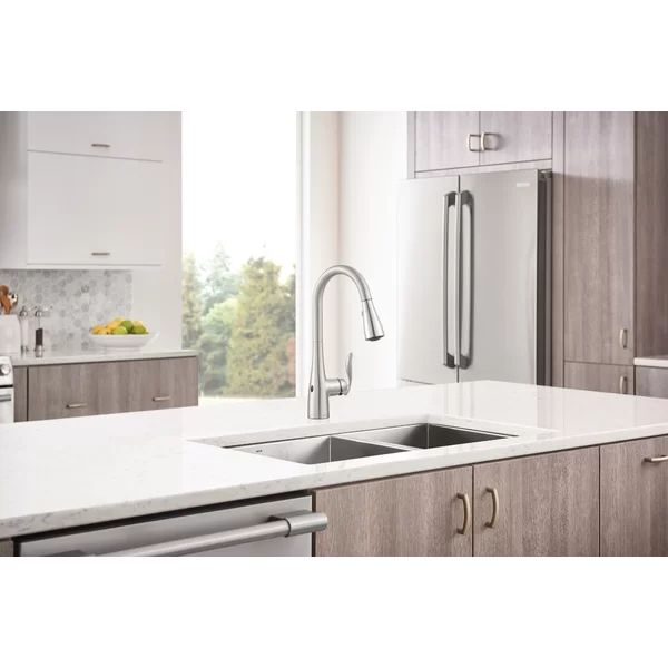 Arbor Pull Down Touchless Single Handle Kitchen Faucet with Motion Sense and Power Clean Technolo... | Wayfair North America