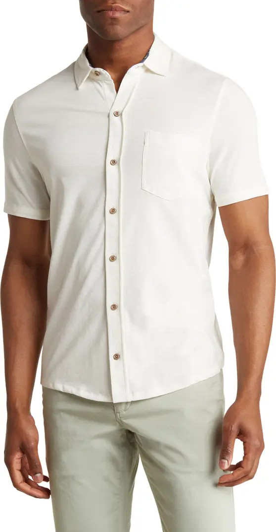 Collared Short-Sleeve Button Down | Nordstrom Rack