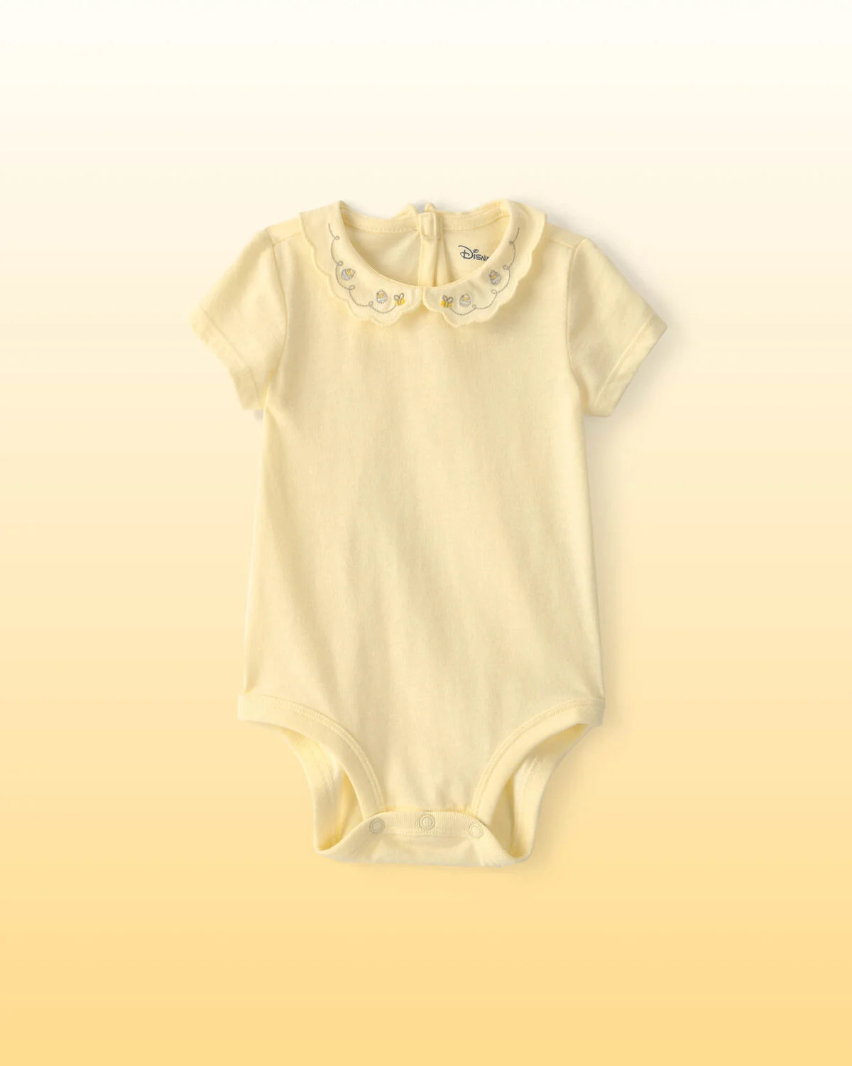 Baby Girl Disney© Winnie the Pooh Embroidered Scalloped Collar Bodysuit - Yellow - OshKosh B'gos... | Carter's Inc