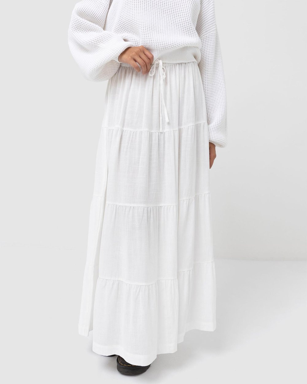 Classic Tiered Maxi Skirt | THE ICONIC (AU & NZ)