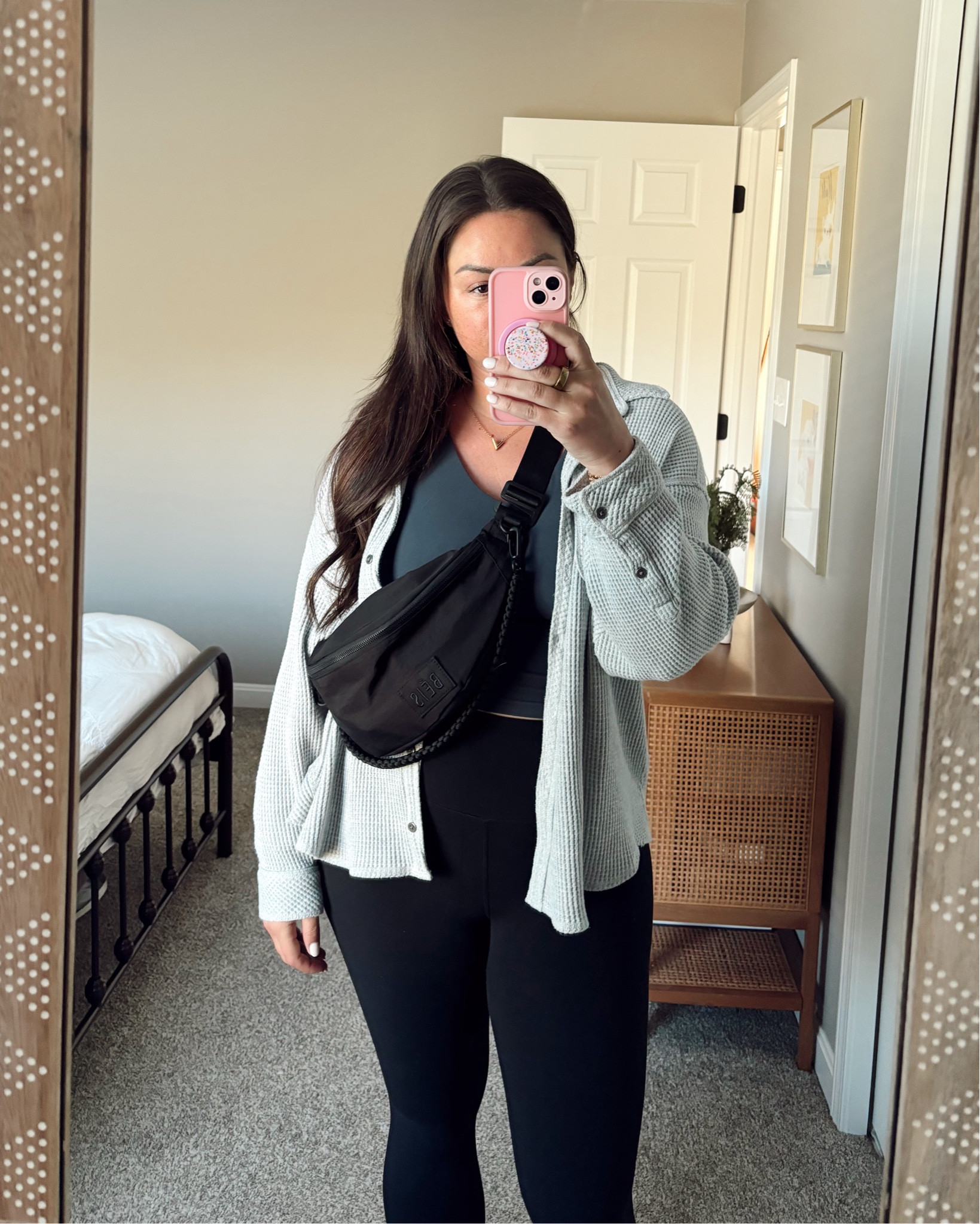 Spacious, chic AF, my new fav bum bag. It’s SO travel friendly. So easy to get into, the zipper pulls make it so easily accessible. The rope allows you to wear it two ways! 

#LTKMidsize #LTKTravel #LTKActive