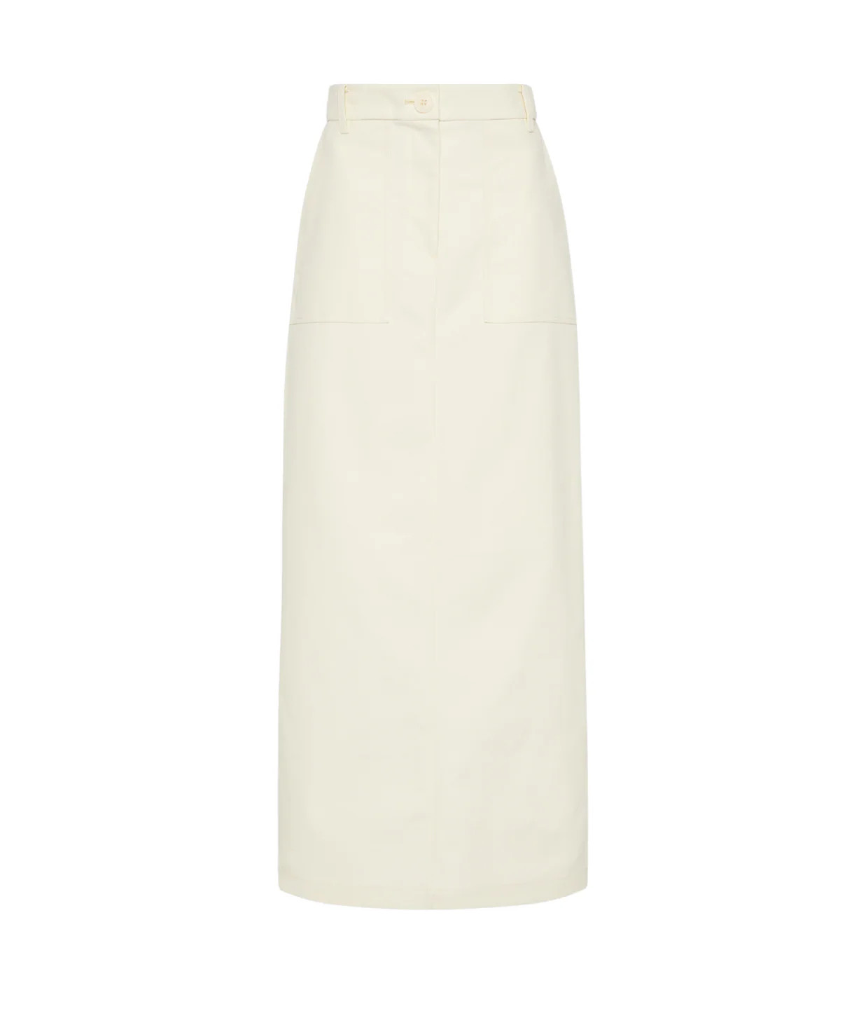 Claudia Cargo Midi Skirt in Ecru | Mode Sportif