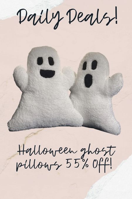 Halloween ghost pillow, Halloween throw pillow, Halloween decor 

#LTKsalealert #LTKhome #LTKHalloween