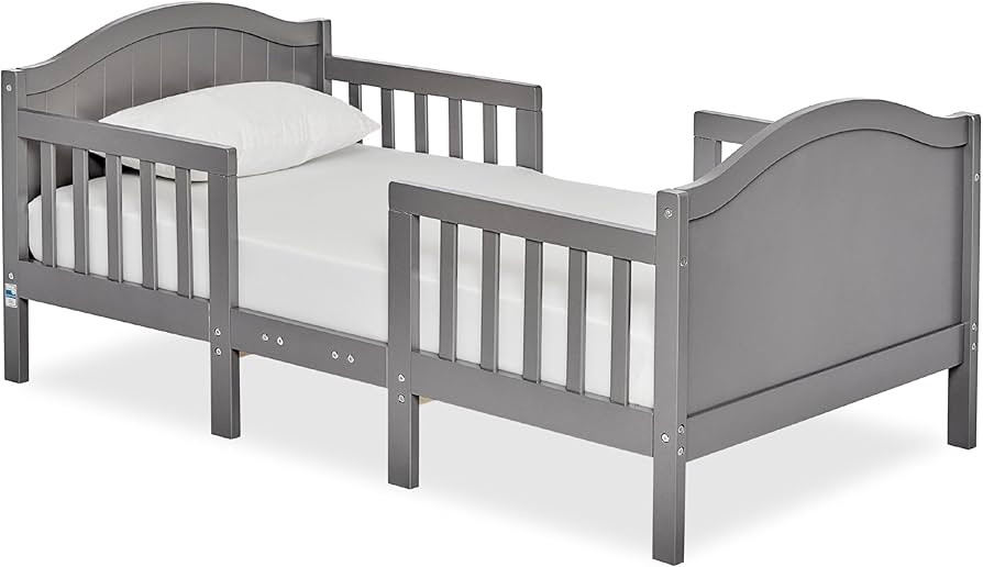 Dream On Me Portland 3 In 1 Convertible Toddler Bed in Steel Grey, Greenguard Gold Certified, JPM... | Amazon (US)