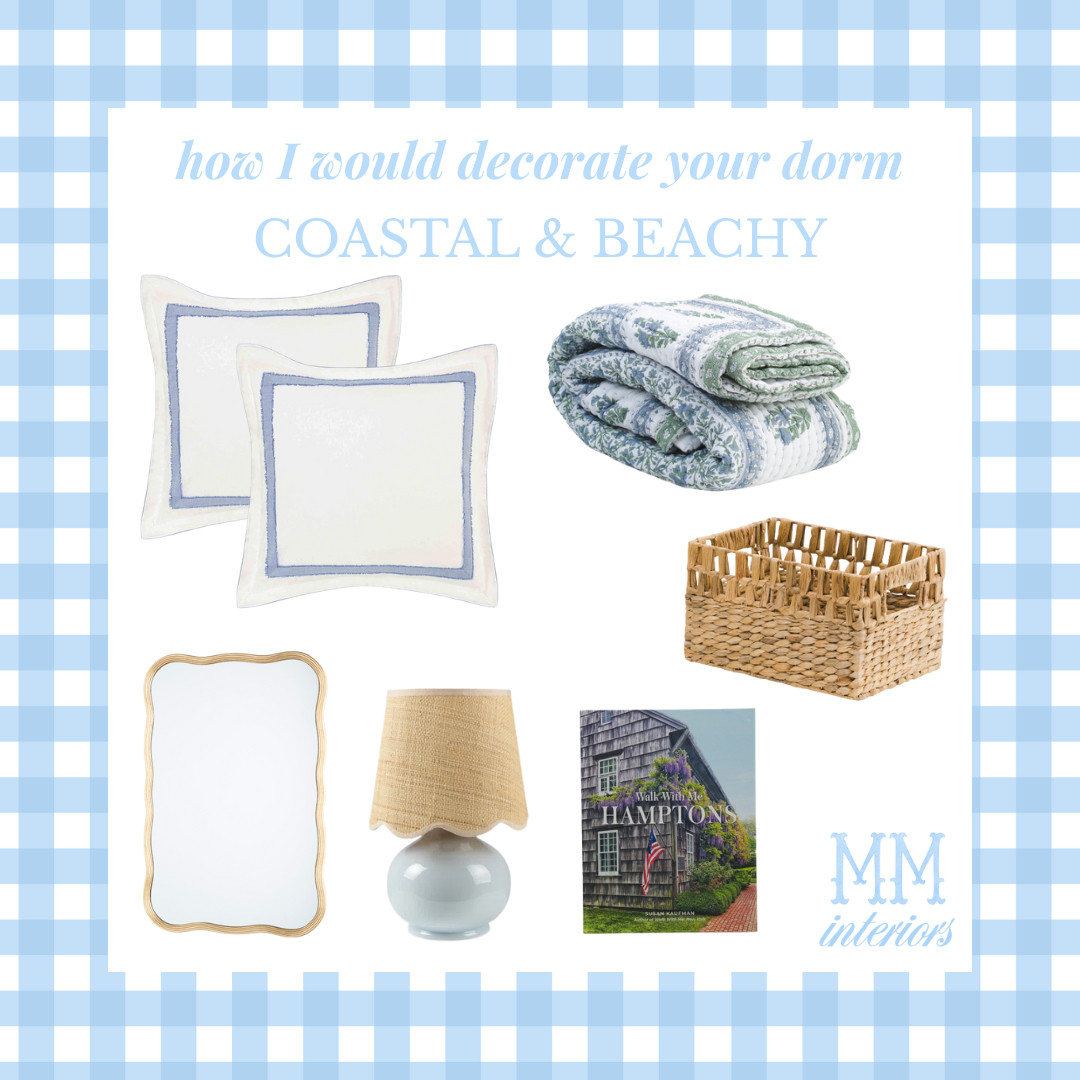 Bring the Hamptons to your dorm 🌊☀️ With soft blues, woven textures, and breezy prints, this Coastal & Beachy dorm board creates a light and airy vibe that’s perfect for anyone who dreams of summer all year long!

Coastal dorm decor

Beachy dorm aesthetic

Hamptons-inspired dorm

Blue and white dorm

Serena & Lily style

Wicker dorm storage

Cottagecore dorm ideas

Relaxed dorm style

Nautical dorm inspiration

Breezy dorm essentials 

 #LTKHome #LTKSaleAlert #LTKFindsUnder100