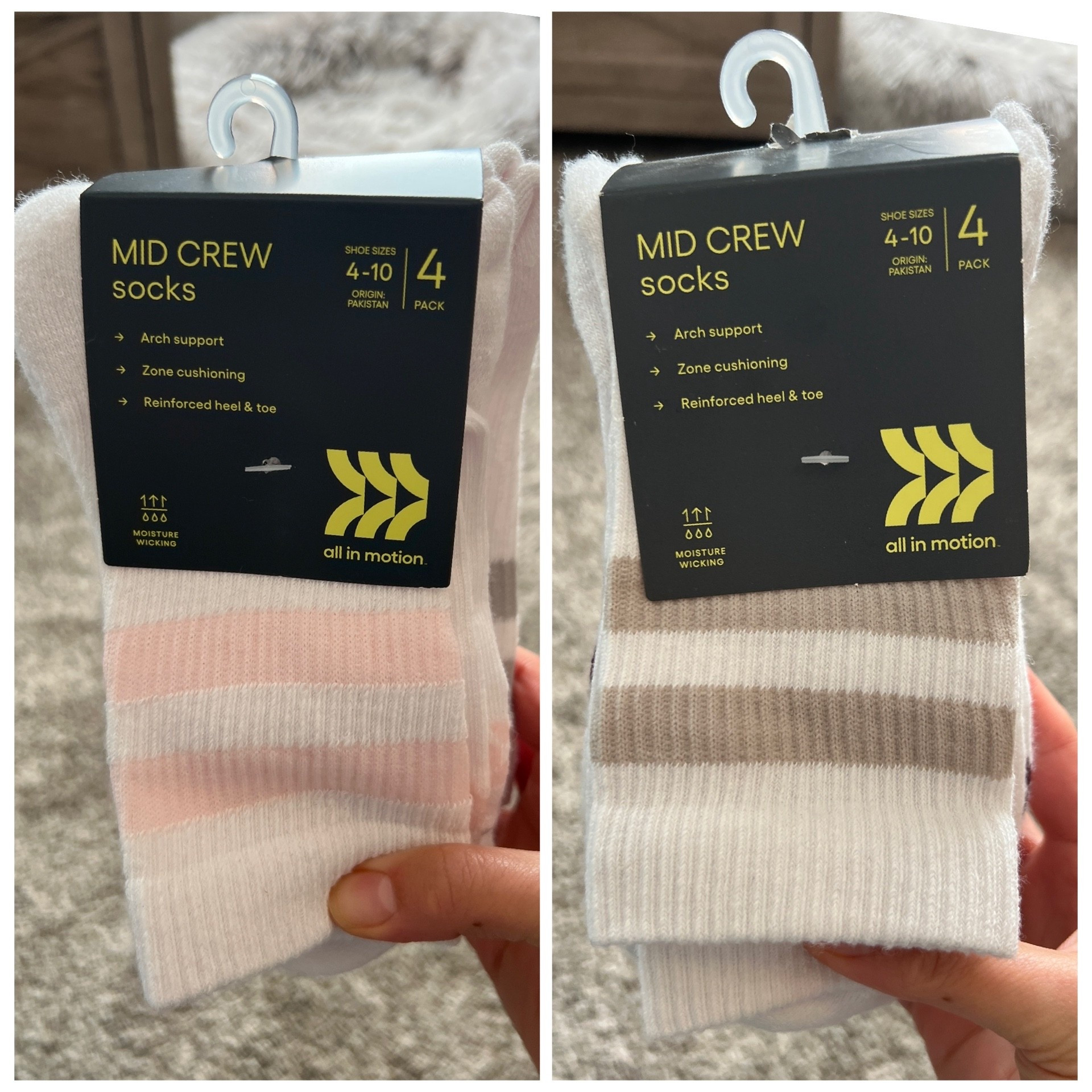 I’m kind of a sock 🧦 snob - I hate tight socks, loose socks, socks that bunch up, socks with bulky stitching, socks that are too thin or too thick, too high or too low- you get the point…

I ❤️ these socks, perfection! Loved them so much that I bought in all 3 color combos!! Now I just need them to make brown and grey toned ones in this exact material - Target - are you reading this ⁉️😂

#target 

#LTKOver40 #LTKFindsUnder50